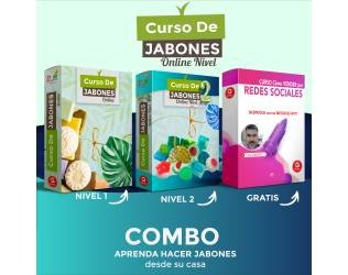 Combo CURSO de JABONES Nivel 1 y 2