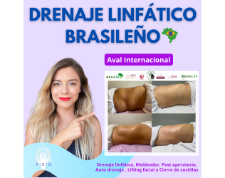 Drenaje Linfático Brasileño. Certificado con Validez Internacional