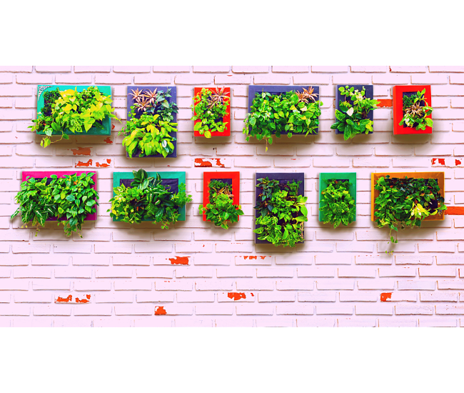 3 Cursos en 1: Jardín Vertical Profesional, Cuadros Vivos y Huertas Verticales