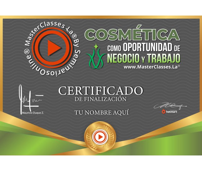 Cosmética como Oportunidad de Negocio y Trabajo