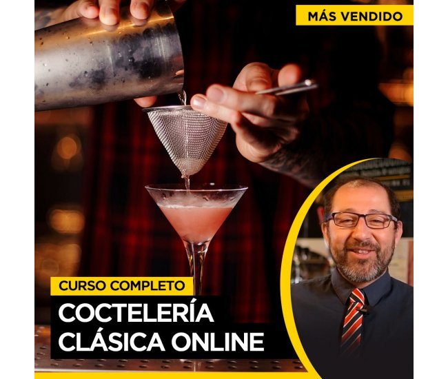 Curso Completo de Coctelería Clásica Online