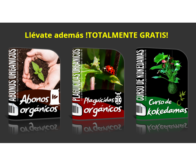 Curso de Huertos Orgánicos + Material de Regalo