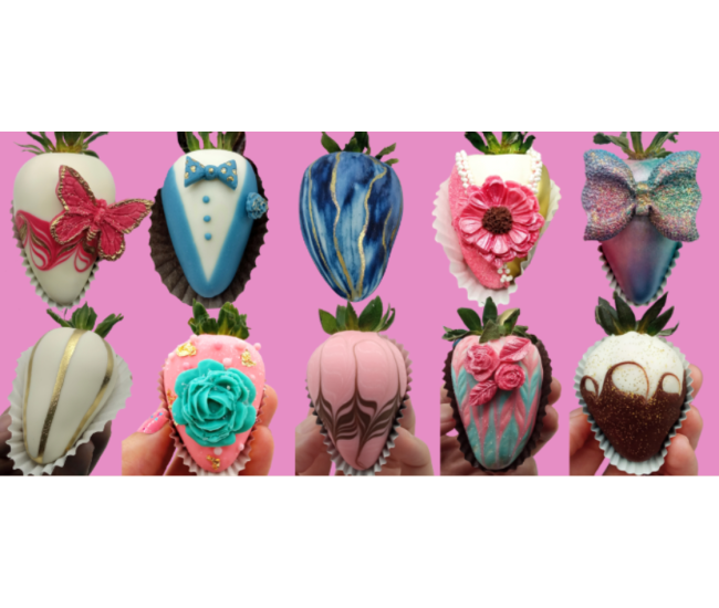 Curso Intensivo Especialista en Decoración de Fresas con Chocolate Premium
