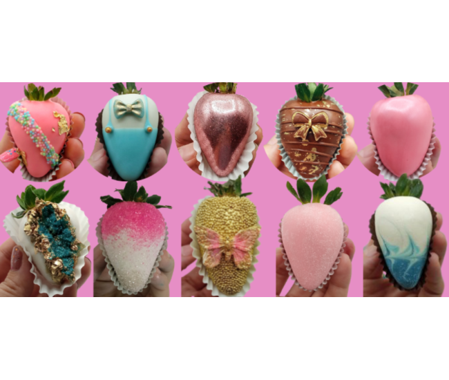 Curso Intensivo Especialista en Decoración de Fresas con Chocolate Premium