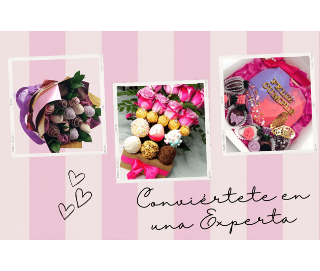 Curso Intensivo Especialista en Decoración de Fresas con Chocolate Premium