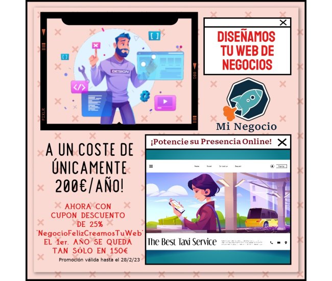 Diseños Web para Negocios al precio más barato en Mi-negocio.eu