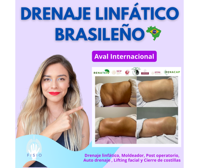 Drenaje Linfático Brasileño. Certificado con Validez Internacional