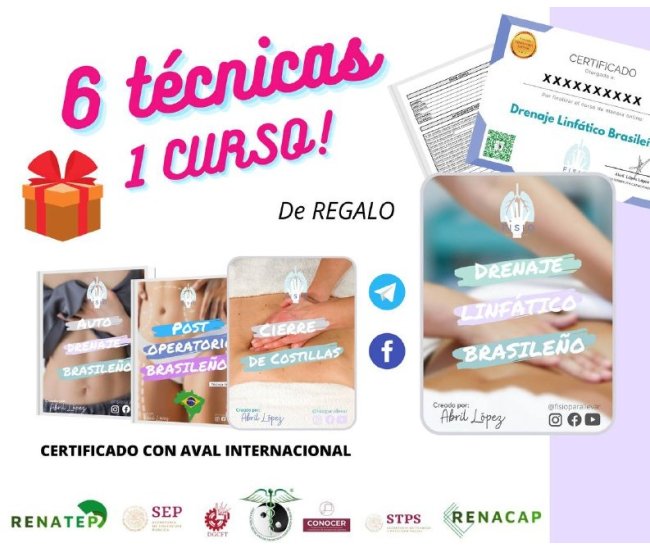 Drenaje Linfático Brasileño. Certificado con Validez Internacional