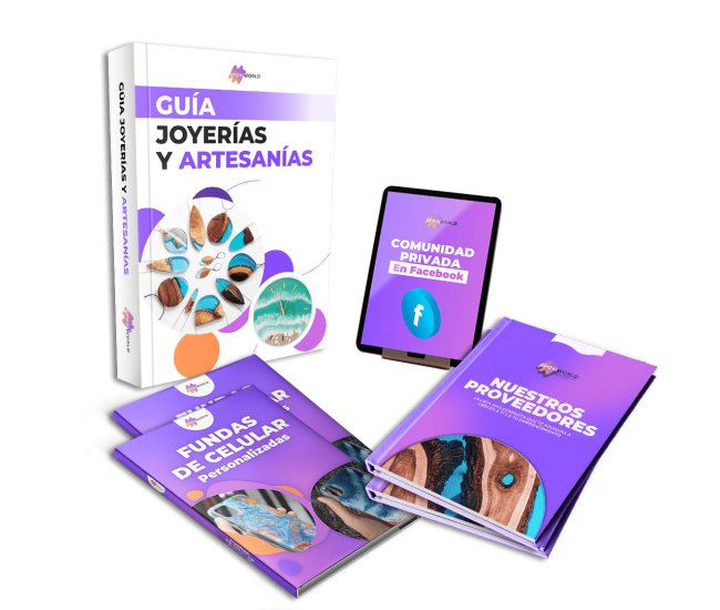 Guía de Joyerías y Artesanías. Libro de Resina Epoxi