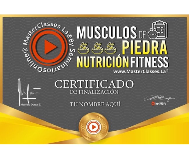 Músculos de Piedra - Nutrición Fitness